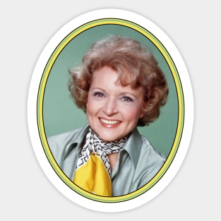 Betty White: Television's Queen Of Comedy Sticker